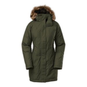 The North Face Women's Arctic Down Parka Coat: Olive